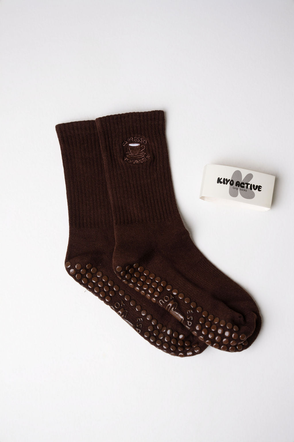 Espresso Grip Sock