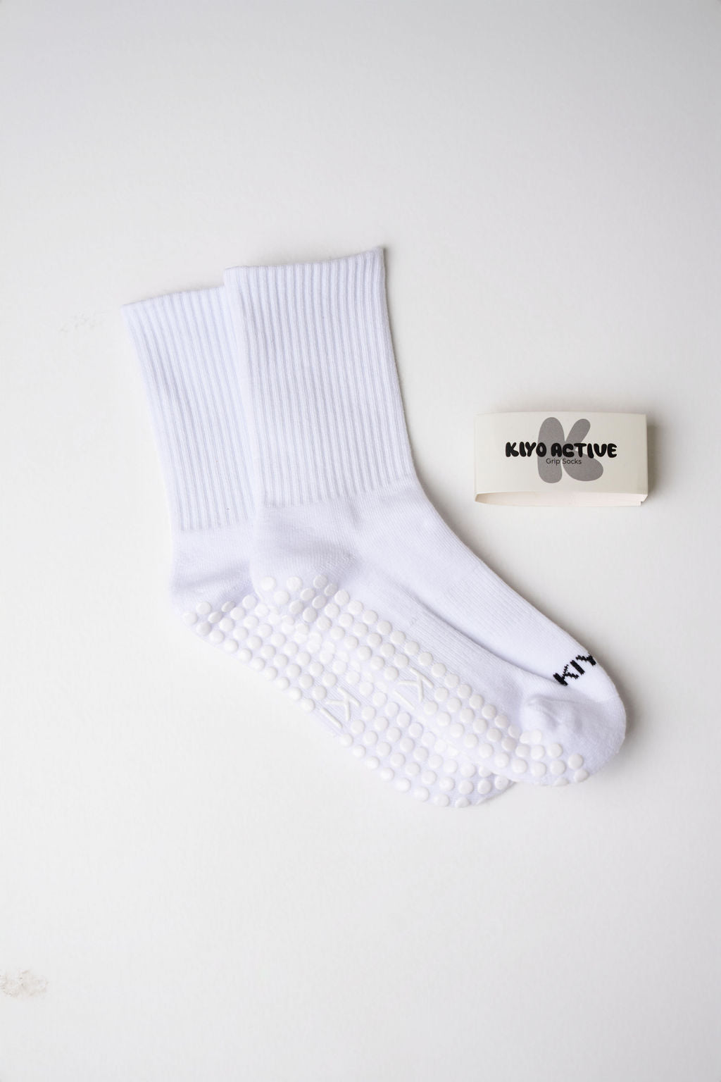 White Grip Socks