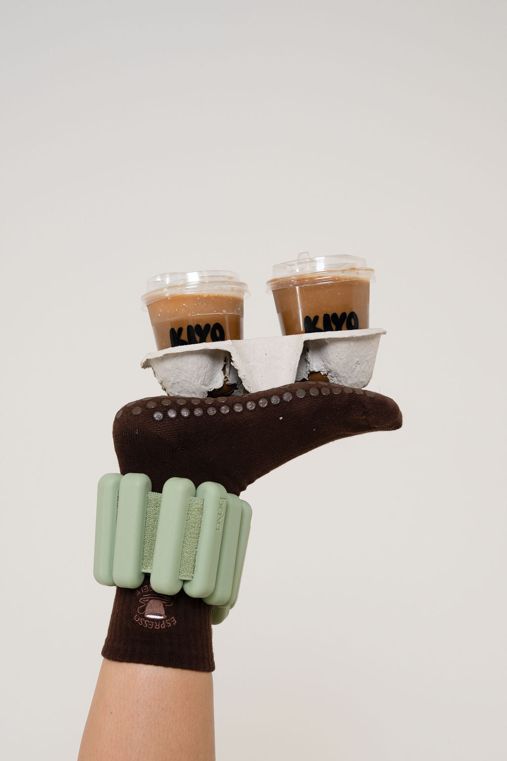 Espresso Grip Sock